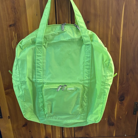 Baggallini Handbags - Baggallini Bright Green Travel Tote Bag